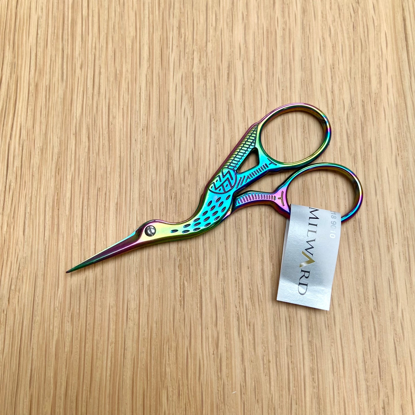 Milward Rainbow Stork Embroidery Scissors