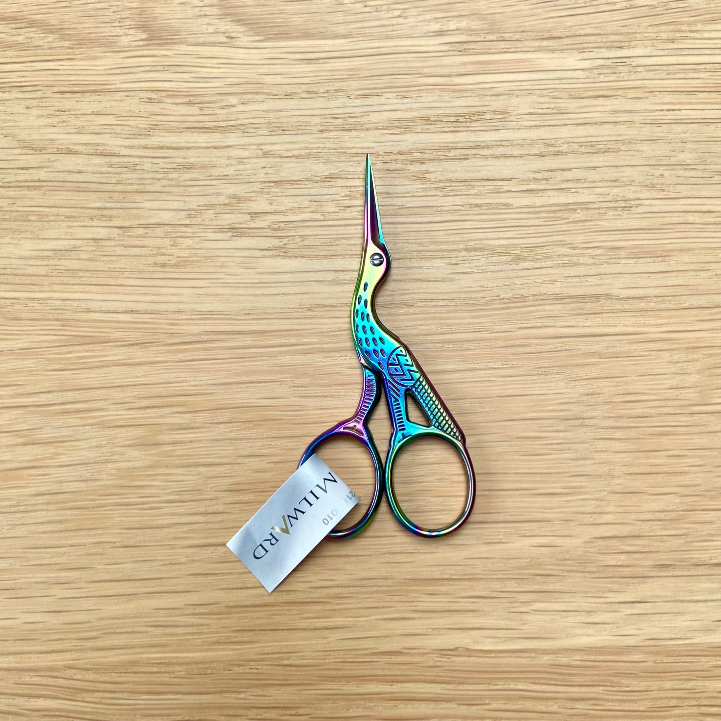 Milward Rainbow Stork Embroidery Scissors