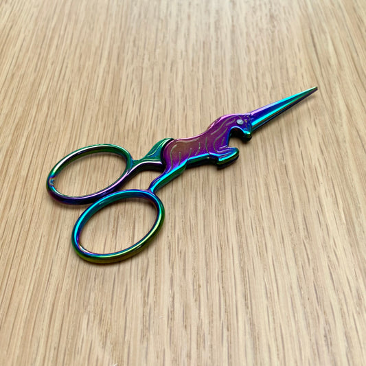 Milward Rainbow Unicorn Embroidery Scissors