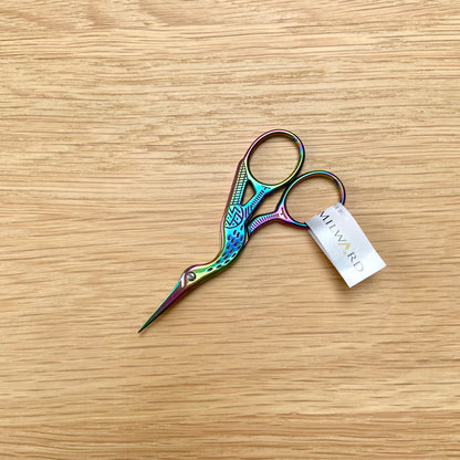 Milward Rainbow Stork Embroidery Scissors