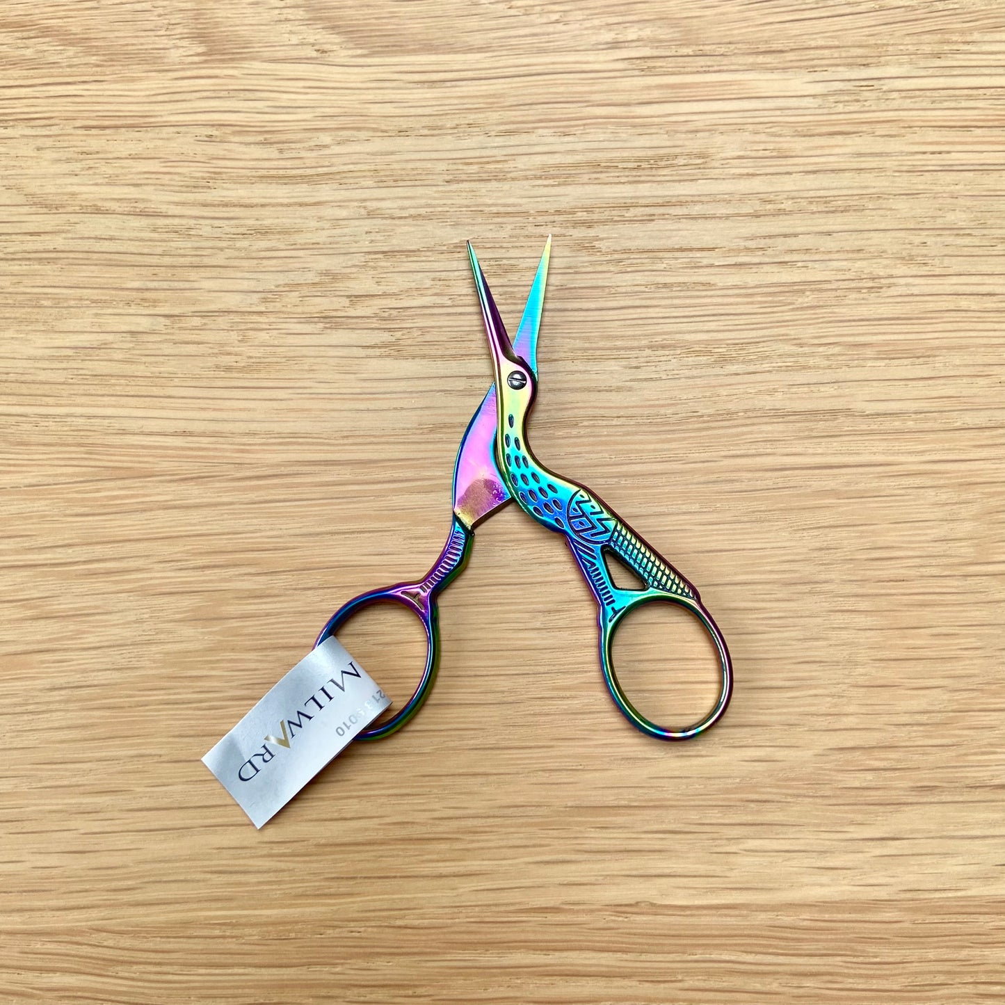 Milward Rainbow Stork Embroidery Scissors