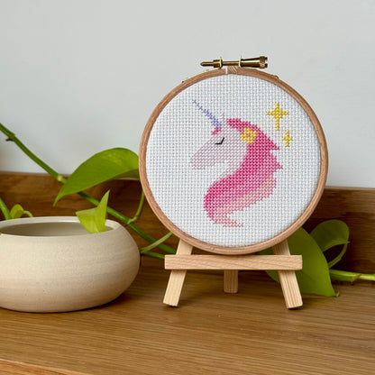 Sparkle the Dreaming Unicorn Cross Stitch Kit