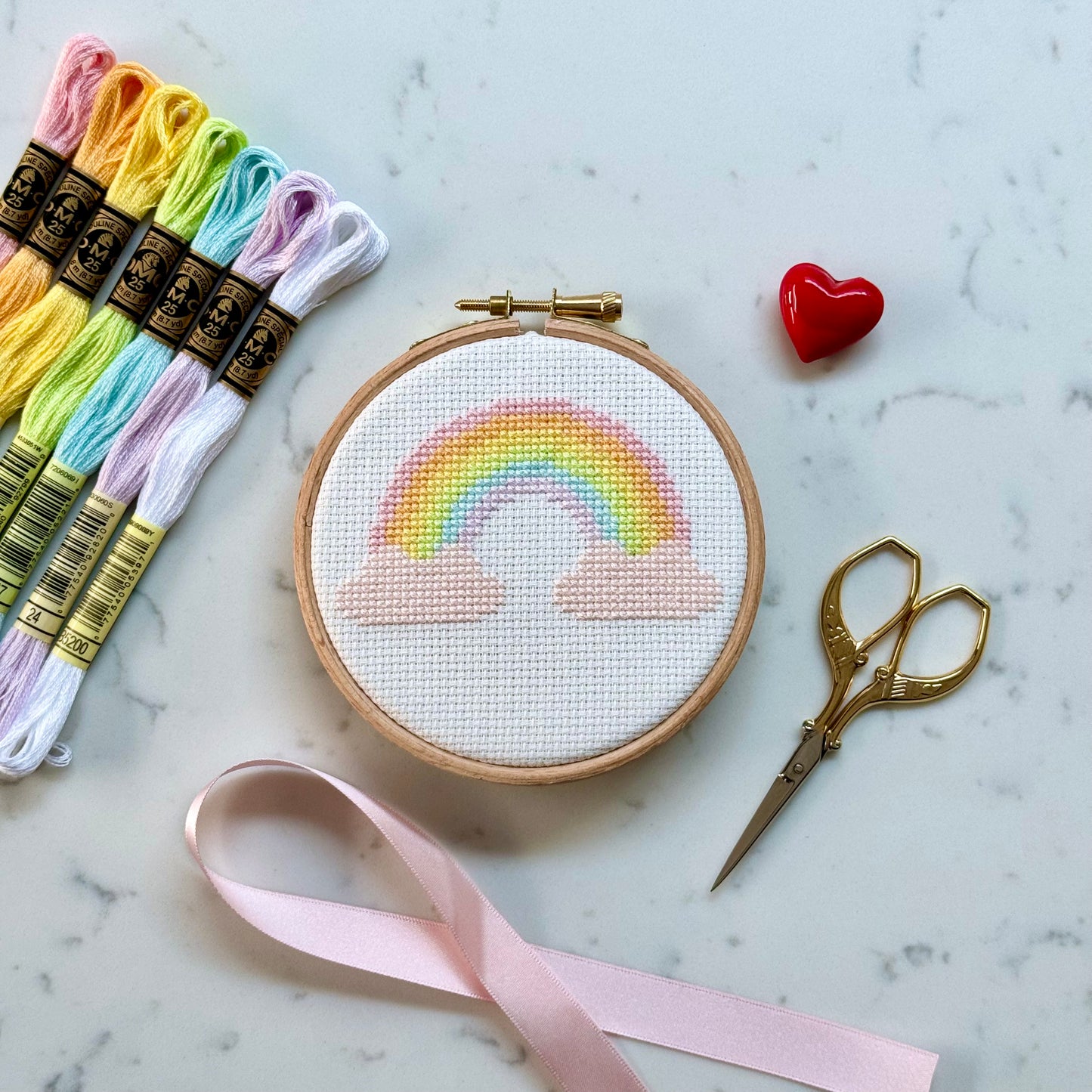 Over the Rainbow Cross Stitch Pattern – PDF Download