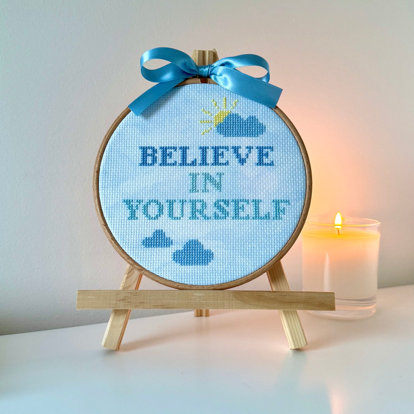 Believe in Yourself Cross Stitch Pattern – PDF Download