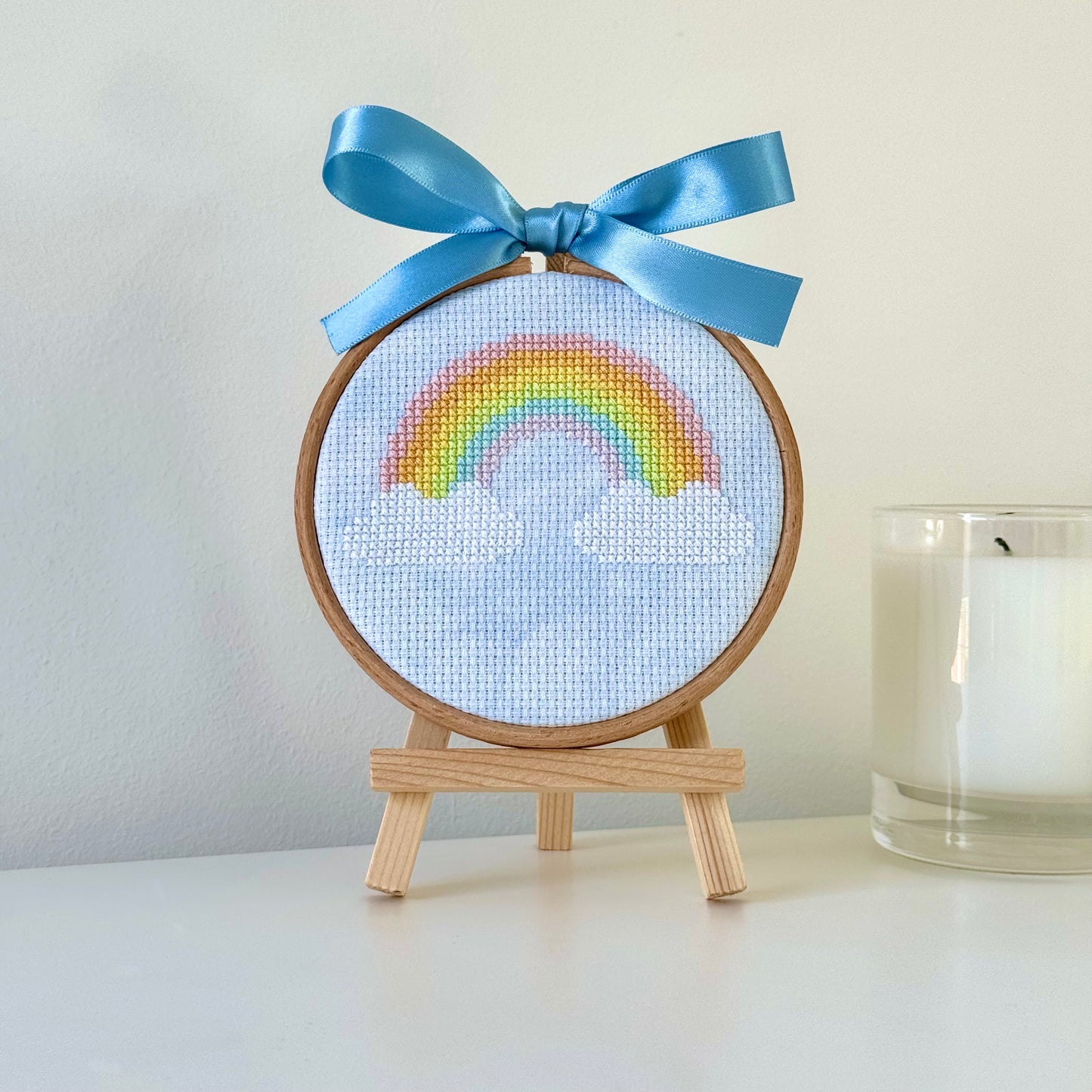 Over the Rainbow Blue Sky Cross Stitch Kit