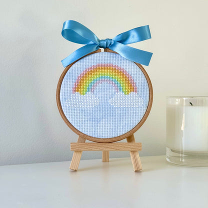 Over the Rainbow Blue Sky Cross Stitch Kit