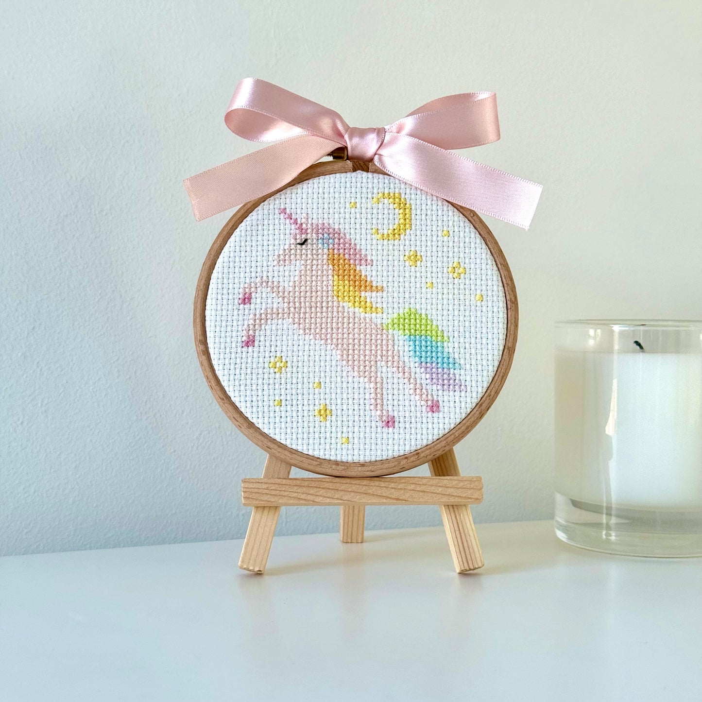 Sparkle the Leaping Unicorn Cross Stitch Kit