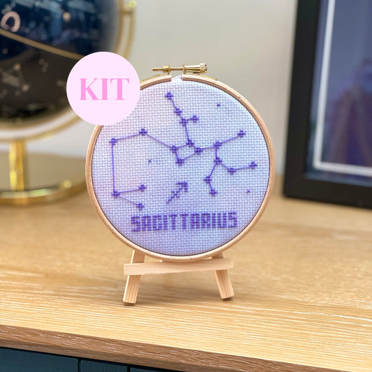 Sagittarius Constellation Galaxy Cross Stitch Kit