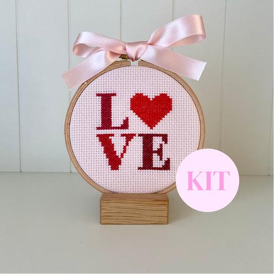 Love Cross Stitch Kit