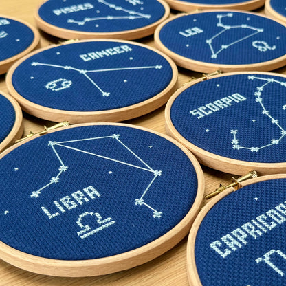 Taurus Constellation Night Sky Cross Stitch Kit