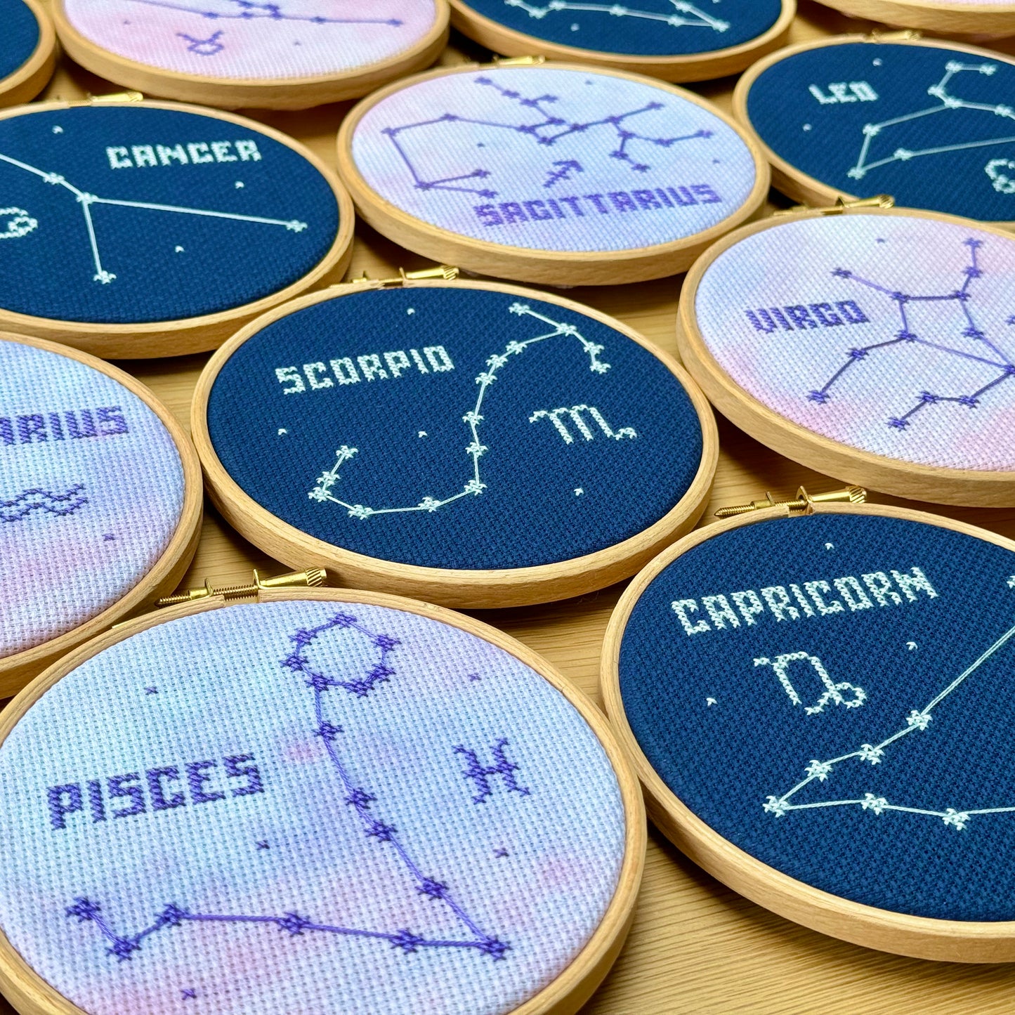 Taurus Constellation Night Sky Cross Stitch Kit